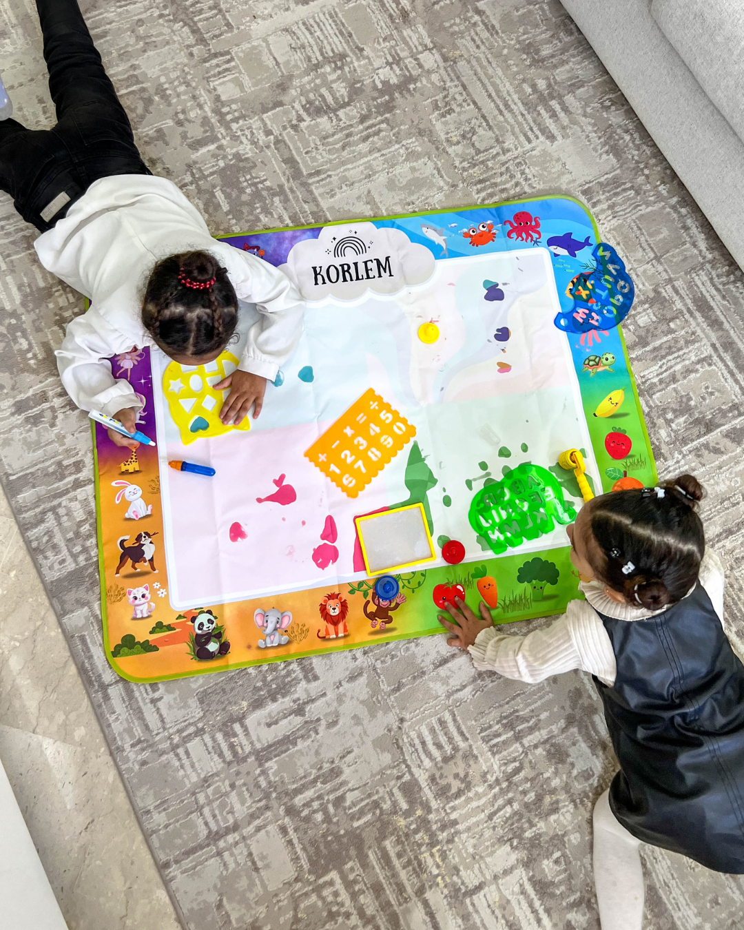 Tapis de dessin à l’eau XXL réutilisable & éducatif — Infinity