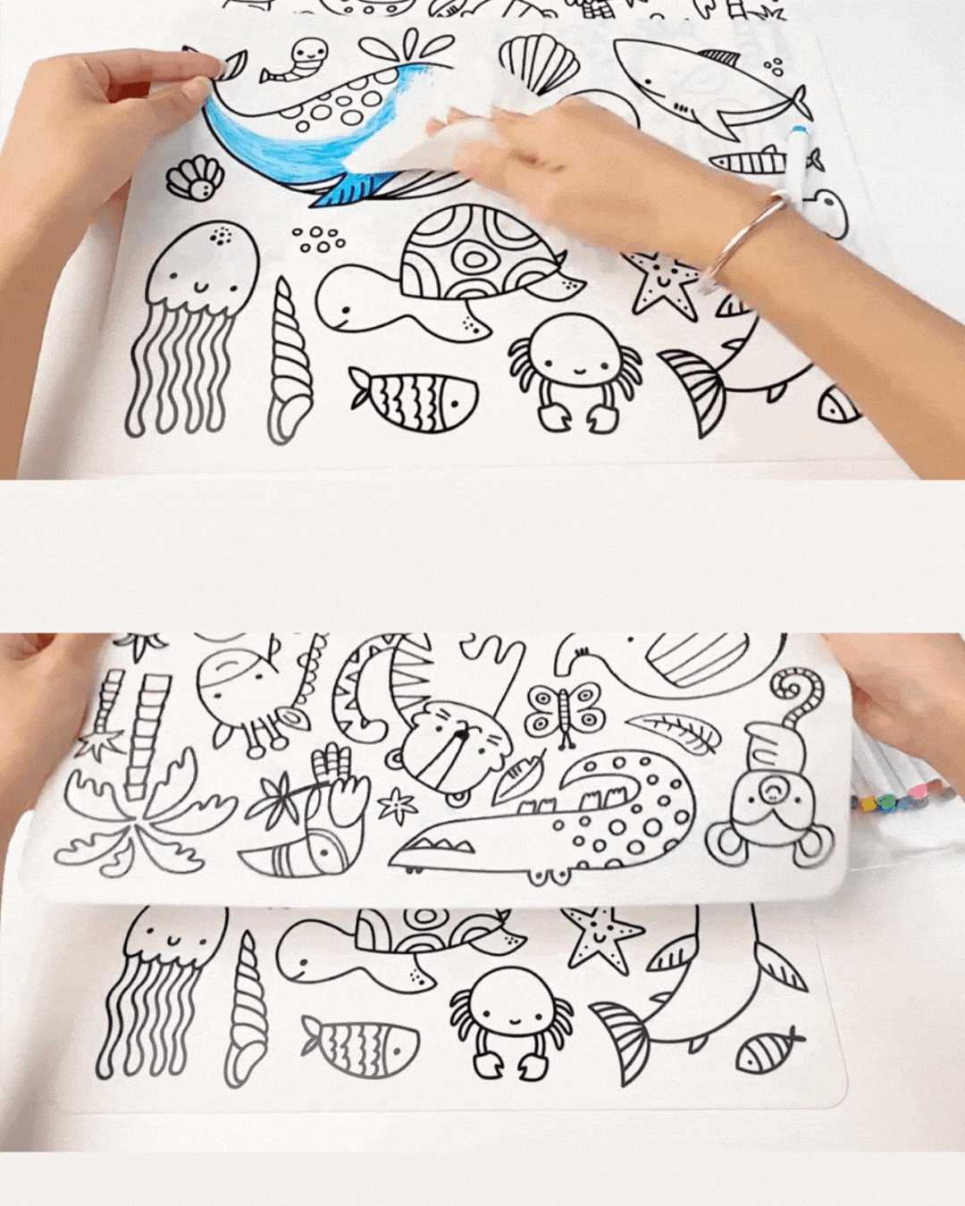 SiliPad - Tapis de Coloriage multiusage