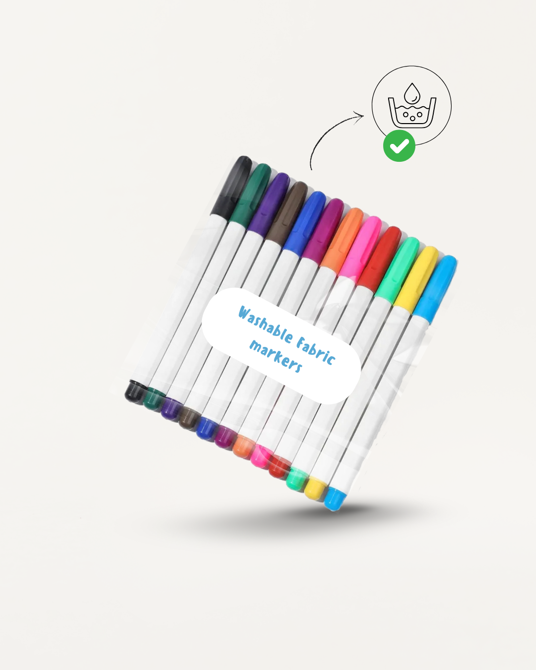 Marqueurs Lavables Textiles