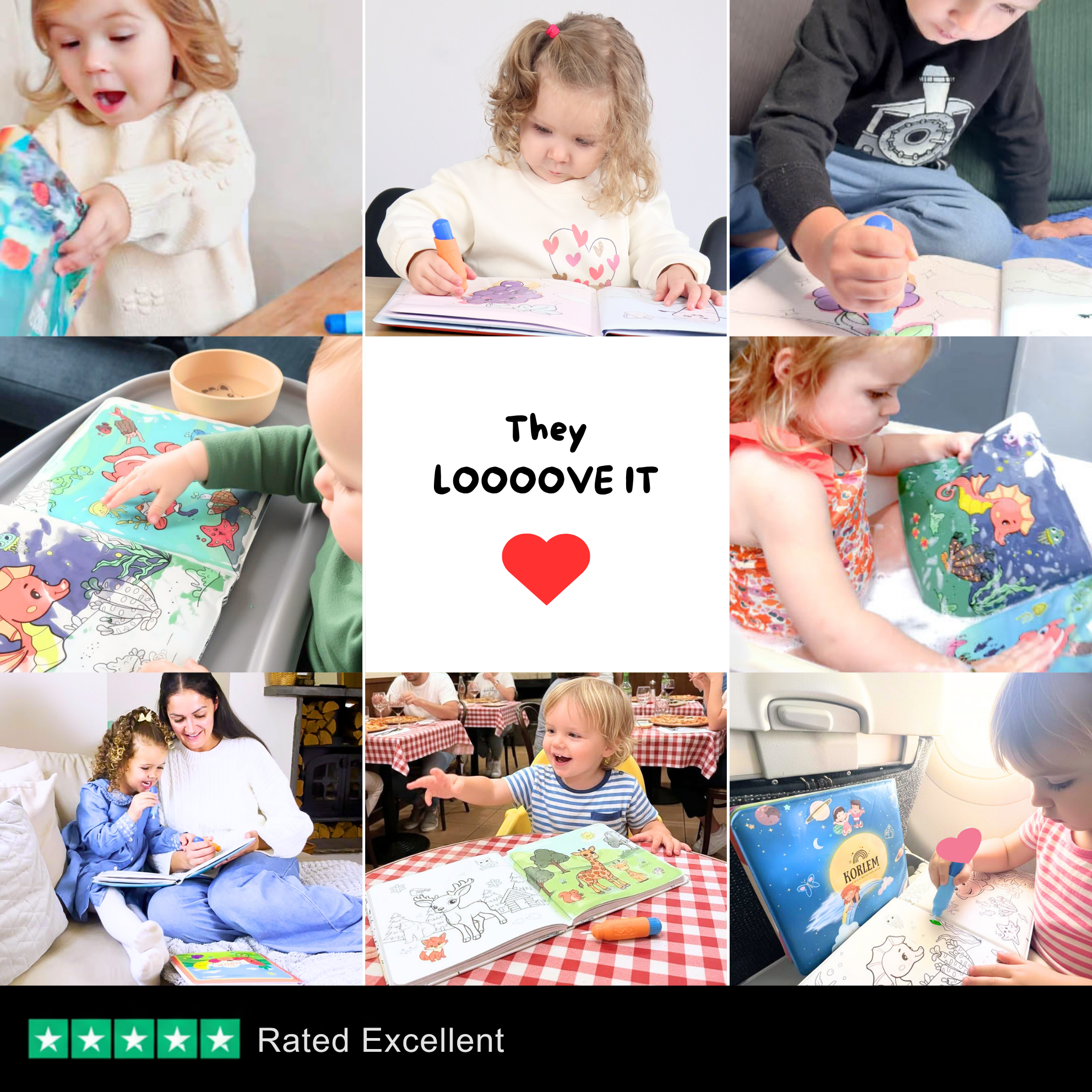 ColorMe - Livre de Coloriage à l’eau Magique