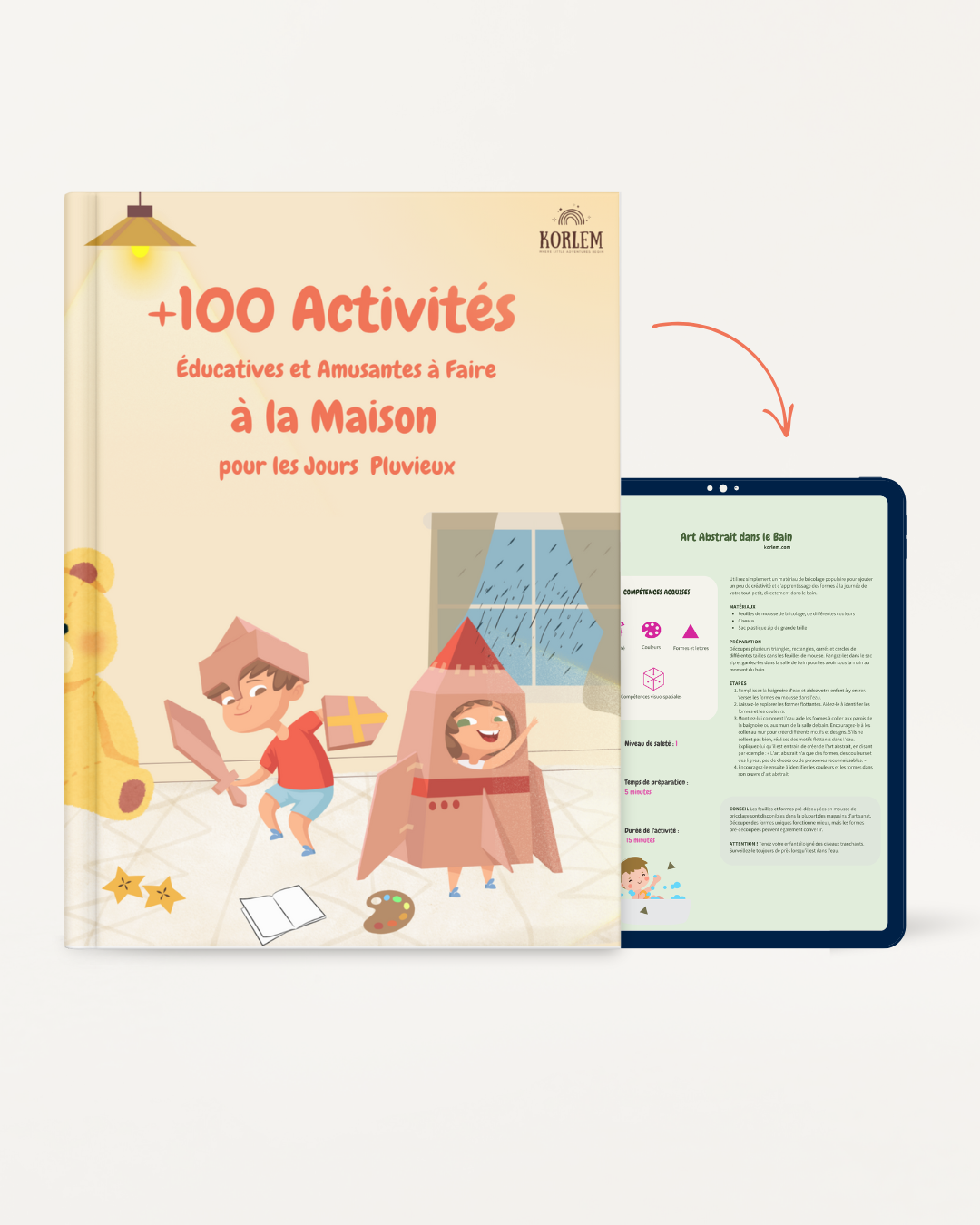 +100 Activités  Éducatives et Amusantes à Faire  à la Maison - Ebook