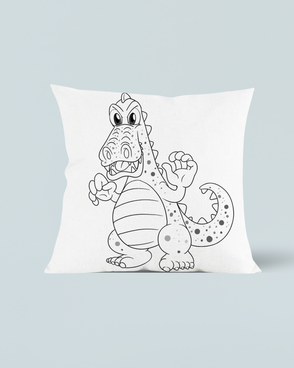 Coussin à Colorier 45x45 cm - Dinosaure